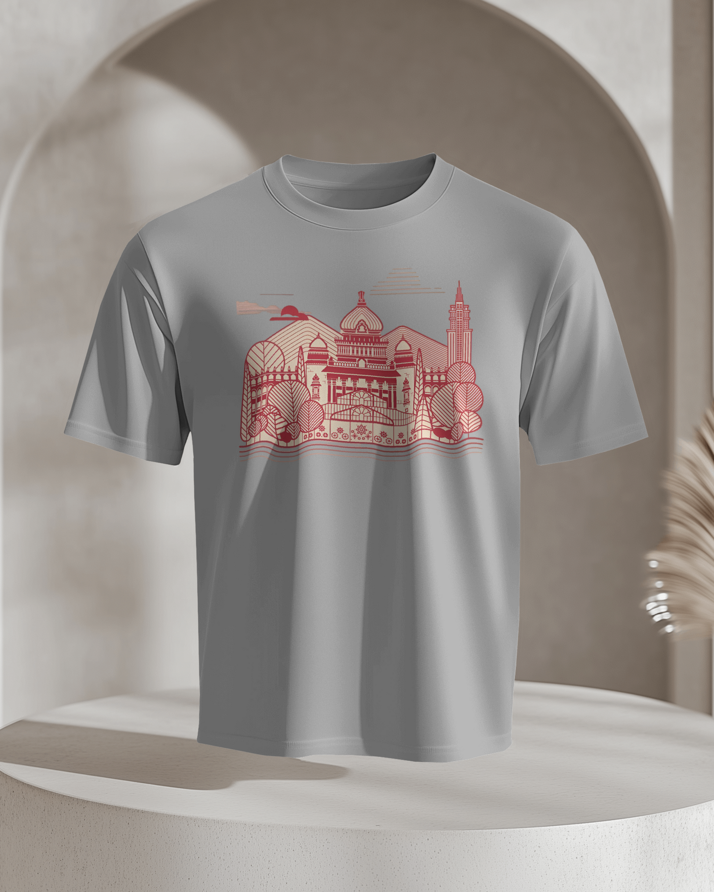 Bengaluru Oversized T-Shirt | Kannada Drop Shoulder T-Shirt | Red Panda T-Shirt
