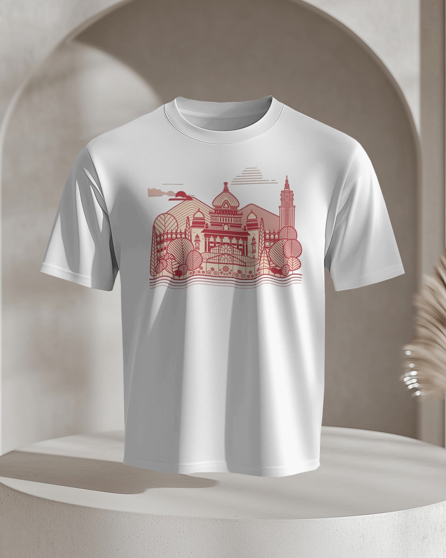 Bengaluru Oversized T-Shirt | Kannada Drop Shoulder T-Shirt | Red Panda T-Shirt