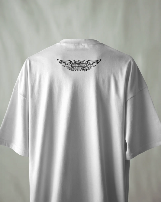 Harley Davidson Bikes Oversized T-Shirt | Bikes Oversized T-Shirt | Red Panda T-Shirt