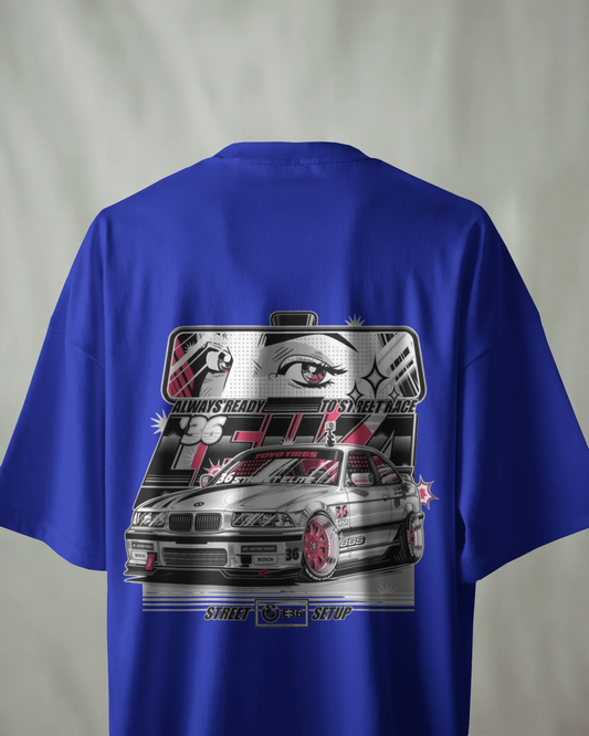 BMW Oversized T-Shirt | cars oversized T-Shirt | Red Panda T-Shirt