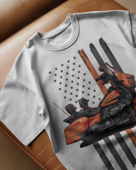 Harley-Davidson Bikes Oversized T-Shirt | Bikes Oversized T-Shirt | Red Panda T-Shirt