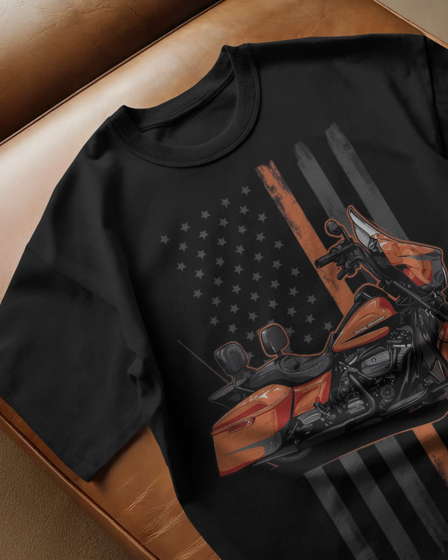 Harley-Davidson Bikes Oversized T-Shirt | Bikes Oversized T-Shirt | Red Panda T-Shirt