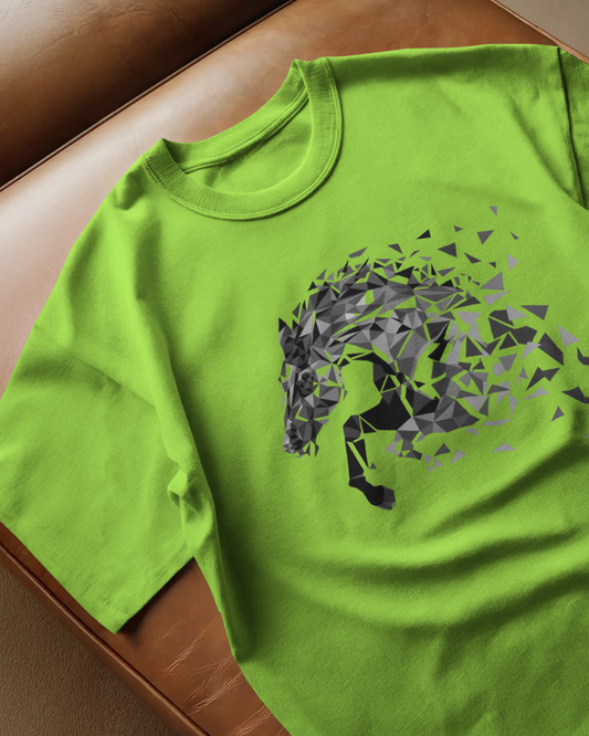 Horse Regular T-Shirt | Abstract Regular T-Shirt | Red Panda T-Shirt