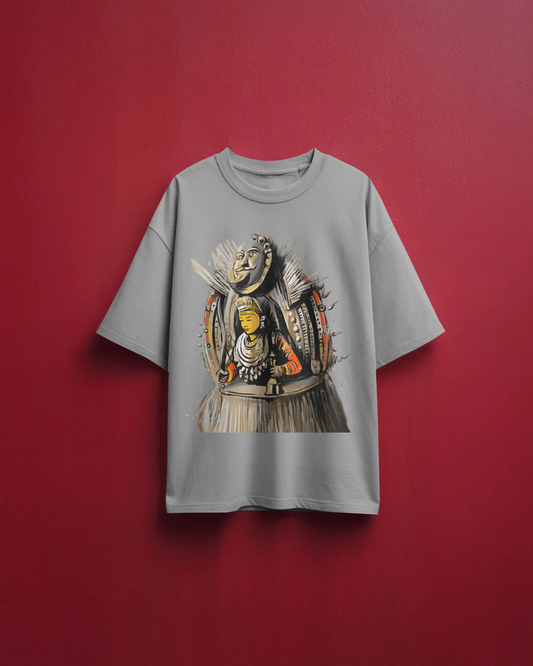 Kola Oversize TShirt | Kannada Drop Shoulder TShirt | Red Panda TShirt