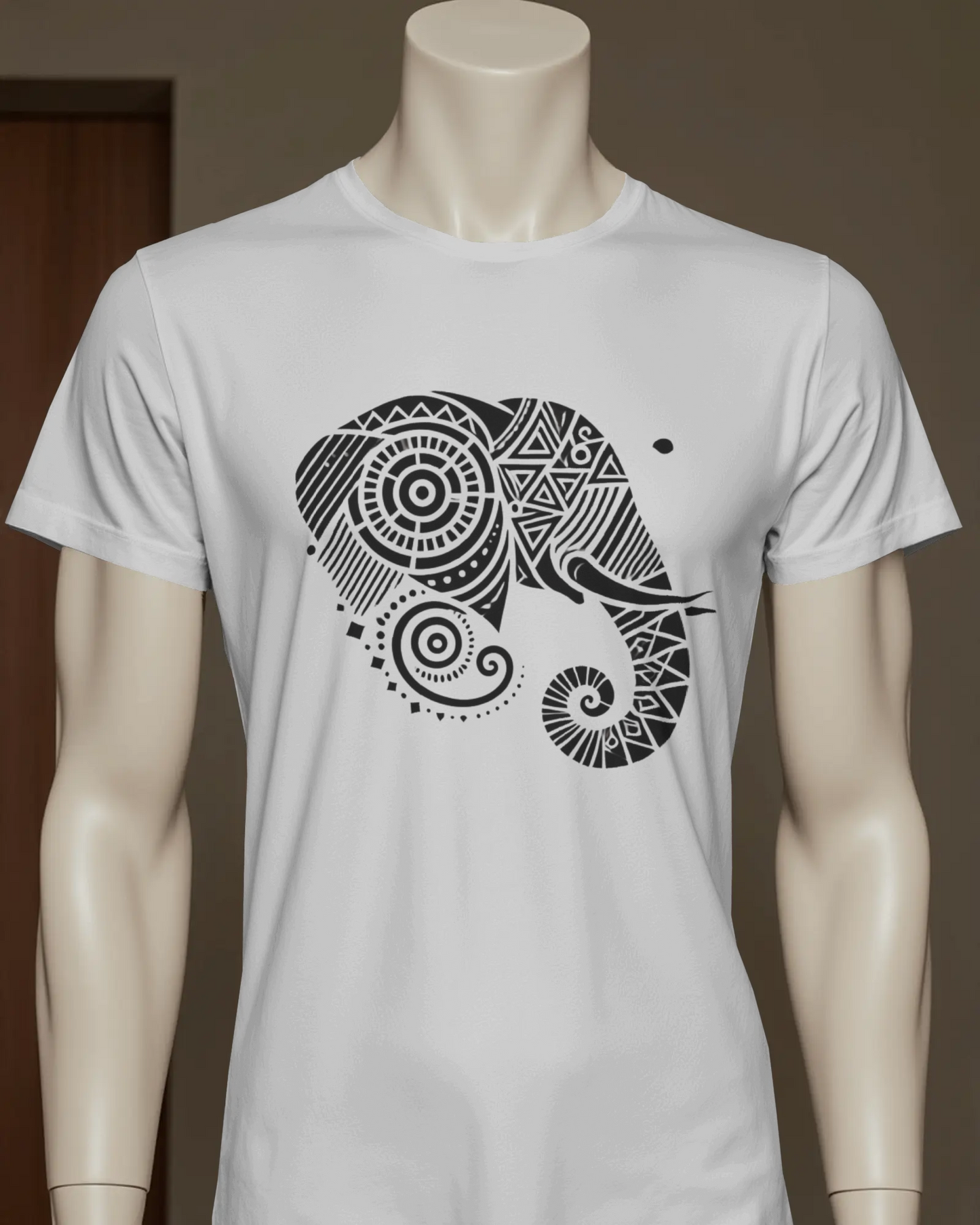 Elephant Regular T-Shirt | Abstract Regular T-Shirt | Red Panda T-Shirt