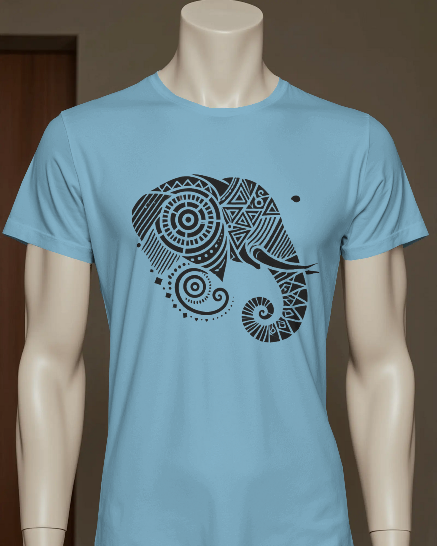 Elephant Regular T-Shirt | Abstract Regular T-Shirt | Red Panda T-Shirt