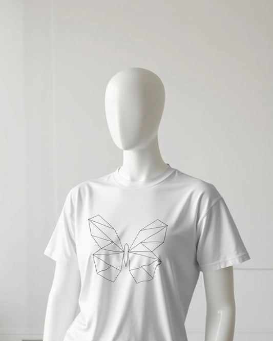 Butterfly Regular T-Shirt | Abstract Regular T-Shirt | Red Panda T-Shirt