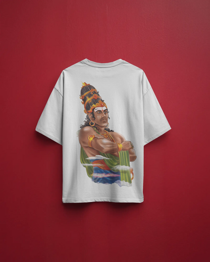 Immadi Pulakeshi Oversize TShirt | Kannada Drop Shoulder TShirt | Red Panda TShirt