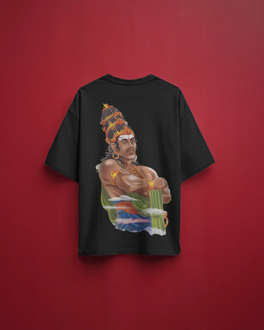 Immadi Pulakeshi Oversize TShirt | Kannada Drop Shoulder TShirt | Red Panda TShirt