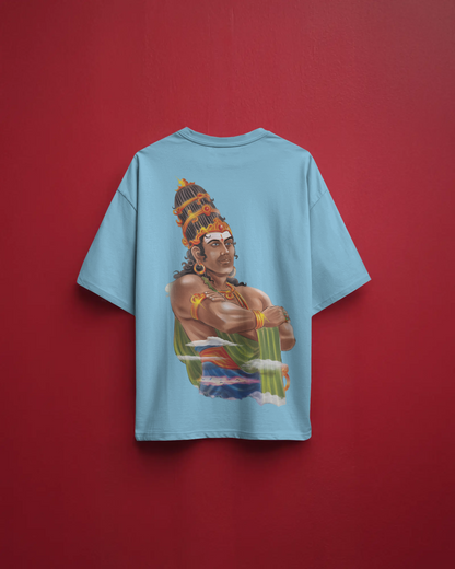Immadi Pulakeshi Oversize TShirt | Kannada Drop Shoulder TShirt | Red Panda TShirt