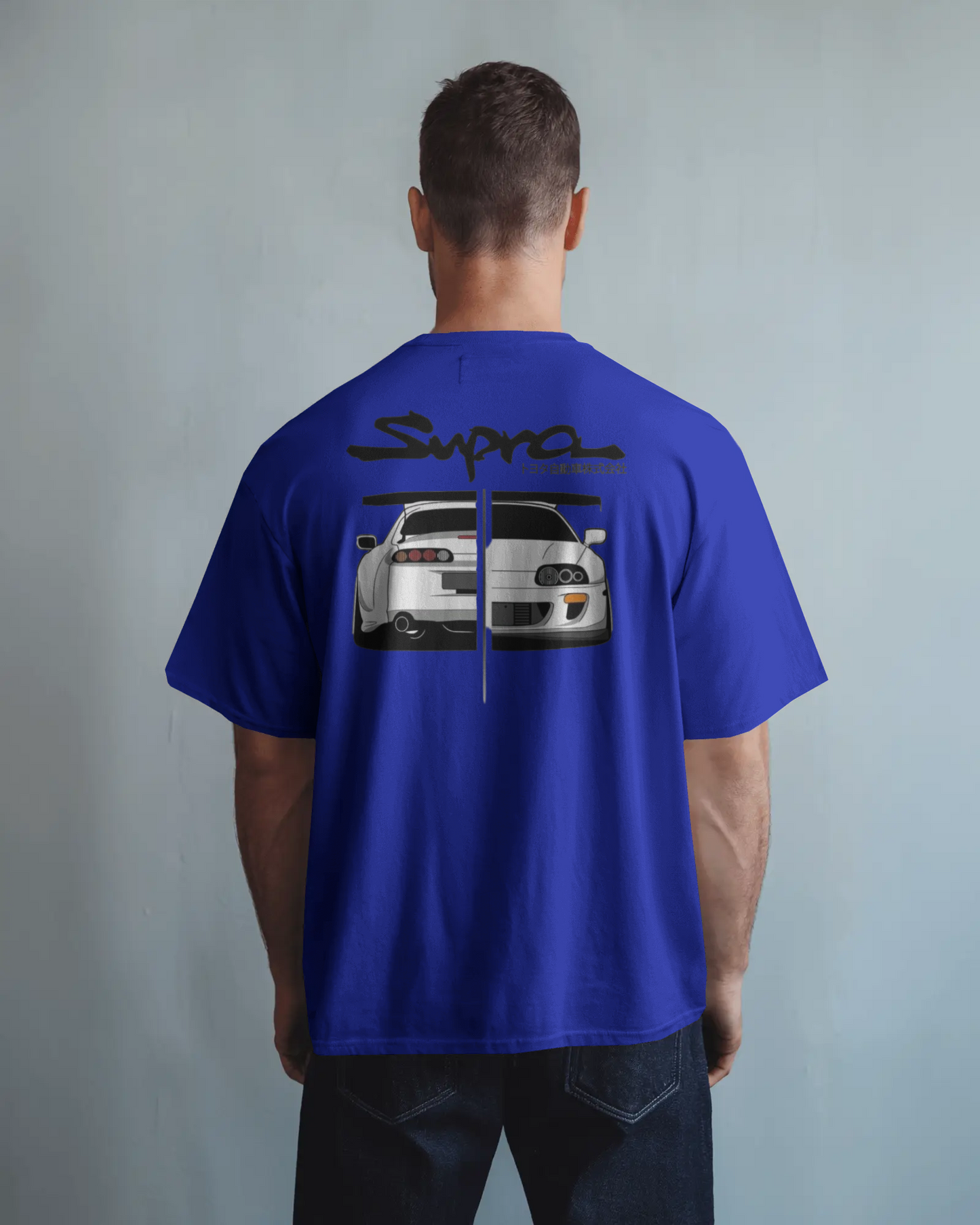 Toyota Supra Oversized T-Shirt | cars oversized T-Shirt | Red Panda T-Shirt