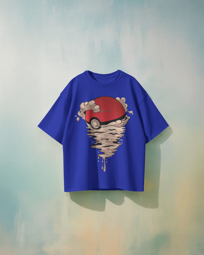 Pokémon Cartoon Oversized T-Shirt | Cartoon Oversized T-Shirt | Red Panda T-Shirt