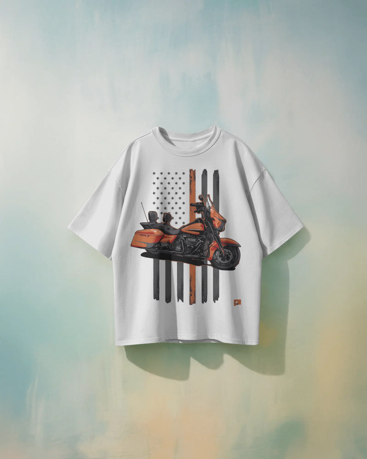 Harley-Davidson Bikes Oversized T-Shirt | Bikes Oversized T-Shirt | Red Panda T-Shirt