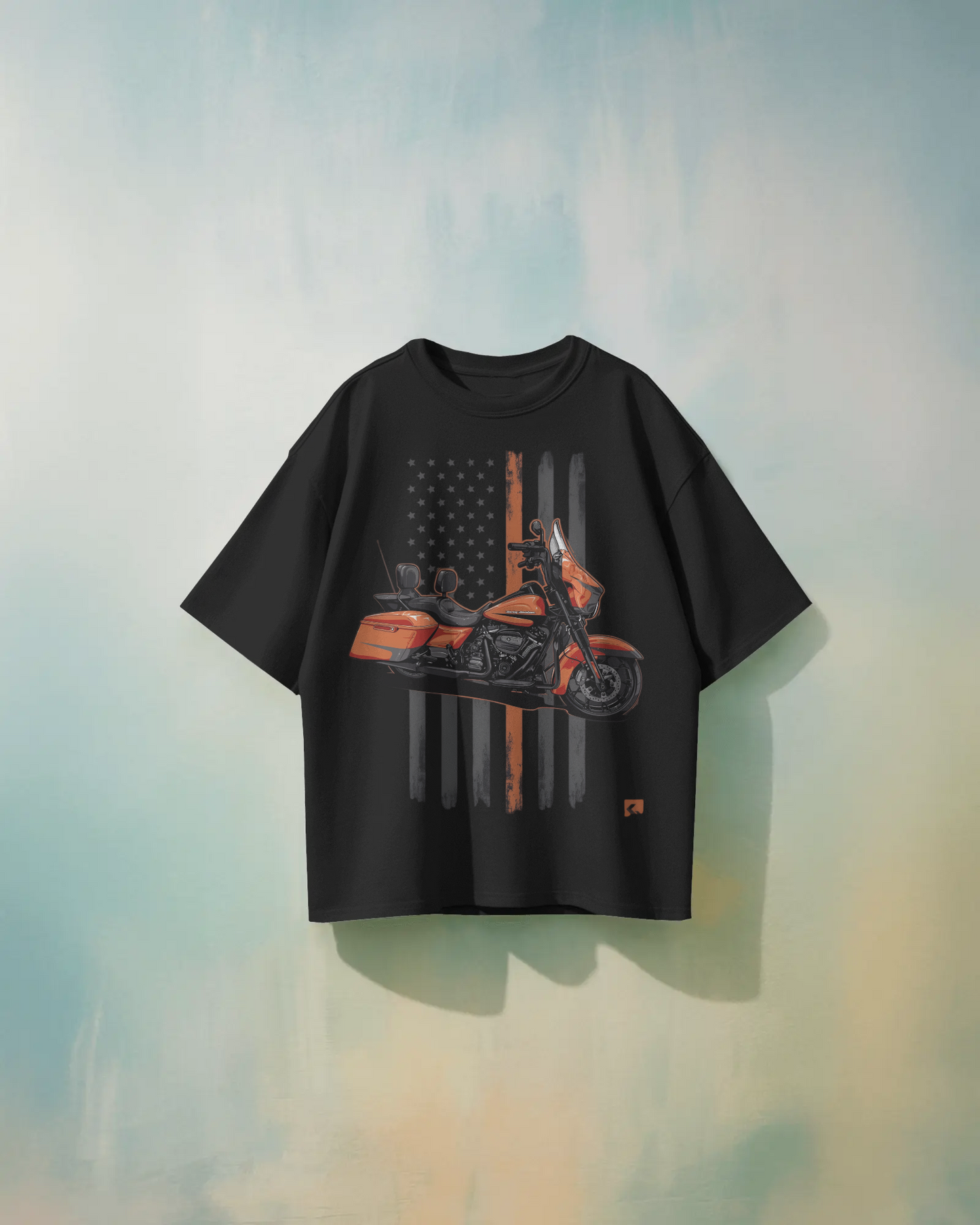 Harley-Davidson Bikes Oversized T-Shirt | Bikes Oversized T-Shirt | Red Panda T-Shirt
