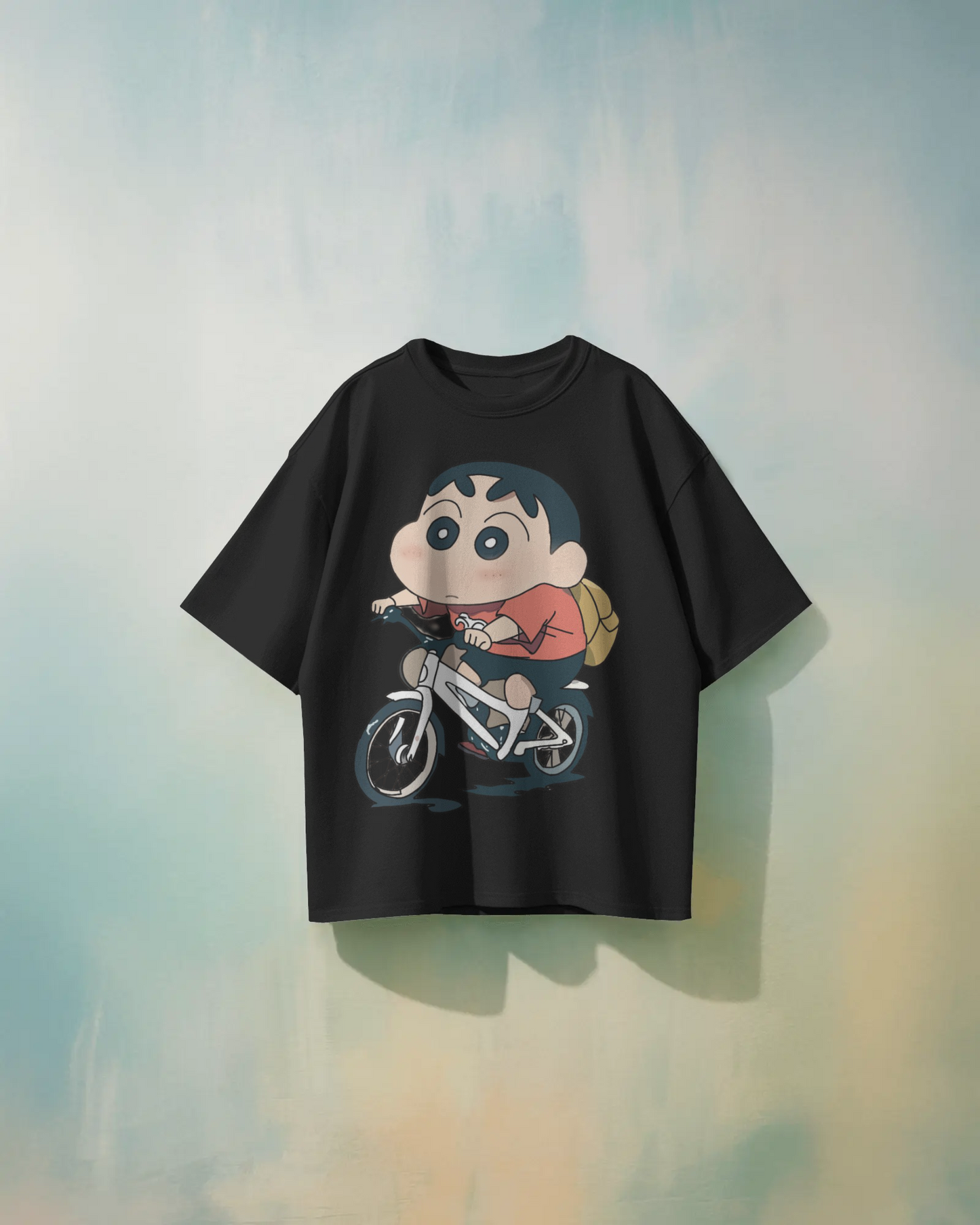 Shinchan Oversized T-Shirt | Cartoon Oversized T-Shirt | Red Panda T-Shirt
