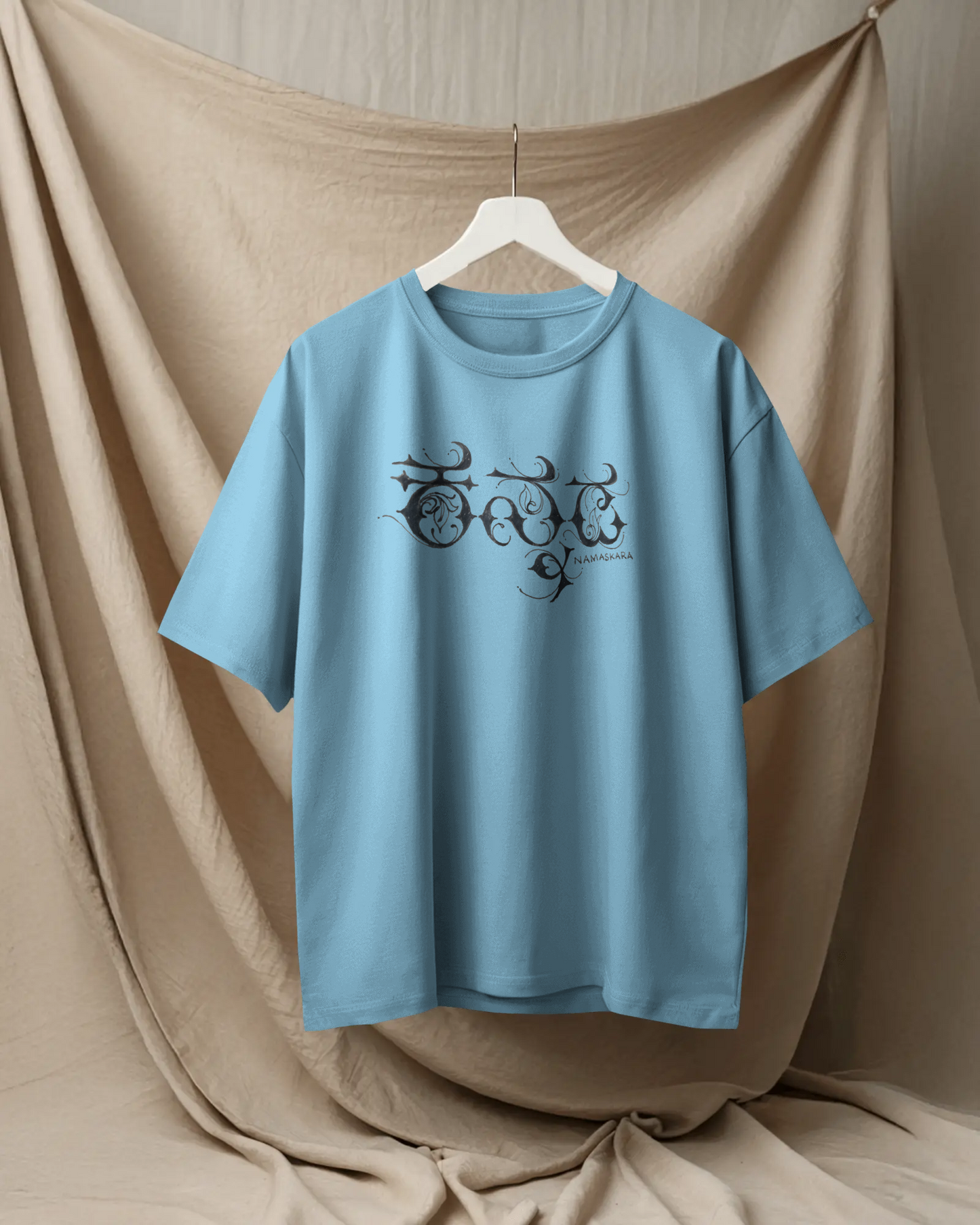 Mysuru Oversized T-Shirt | Kannada Drop Shoulder T-Shirt | Red Panda T-Shirt