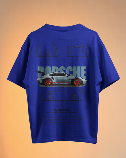 Porsche Oversized T-Shirt | cars oversized T-Shirt | Red Panda T-Shirt