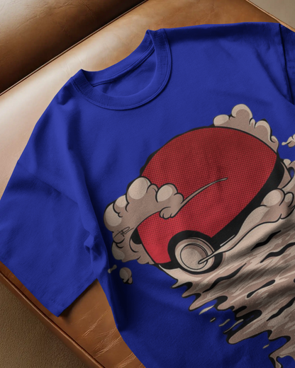 Pokémon Cartoon Oversized T-Shirt | Cartoon Oversized T-Shirt | Red Panda T-Shirt