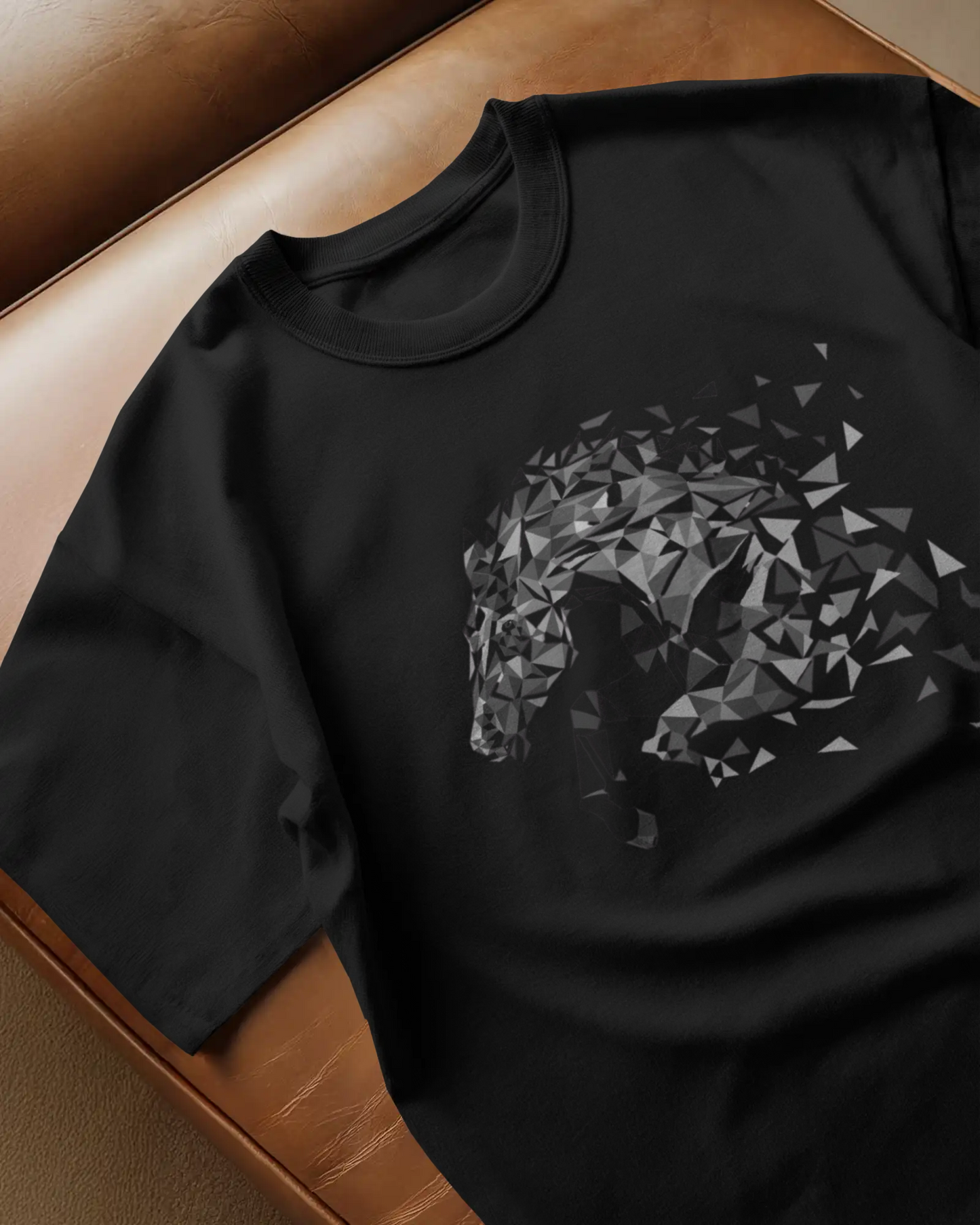 Horse Regular T-Shirt | Abstract Regular T-Shirt | Red Panda T-Shirt