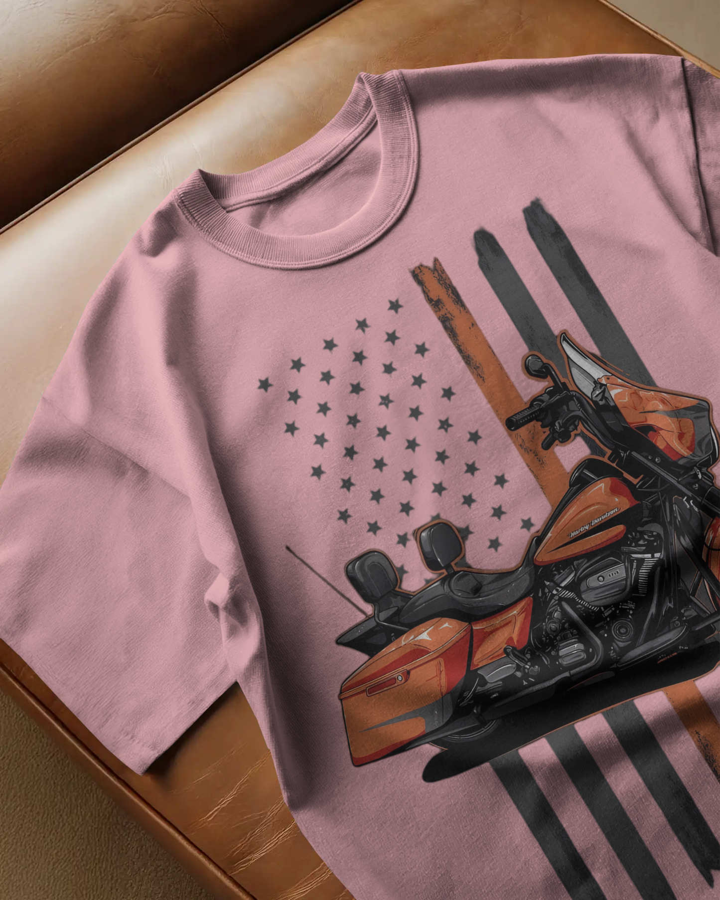 Harley-Davidson Bikes Oversized T-Shirt | Bikes Oversized T-Shirt | Red Panda T-Shirt