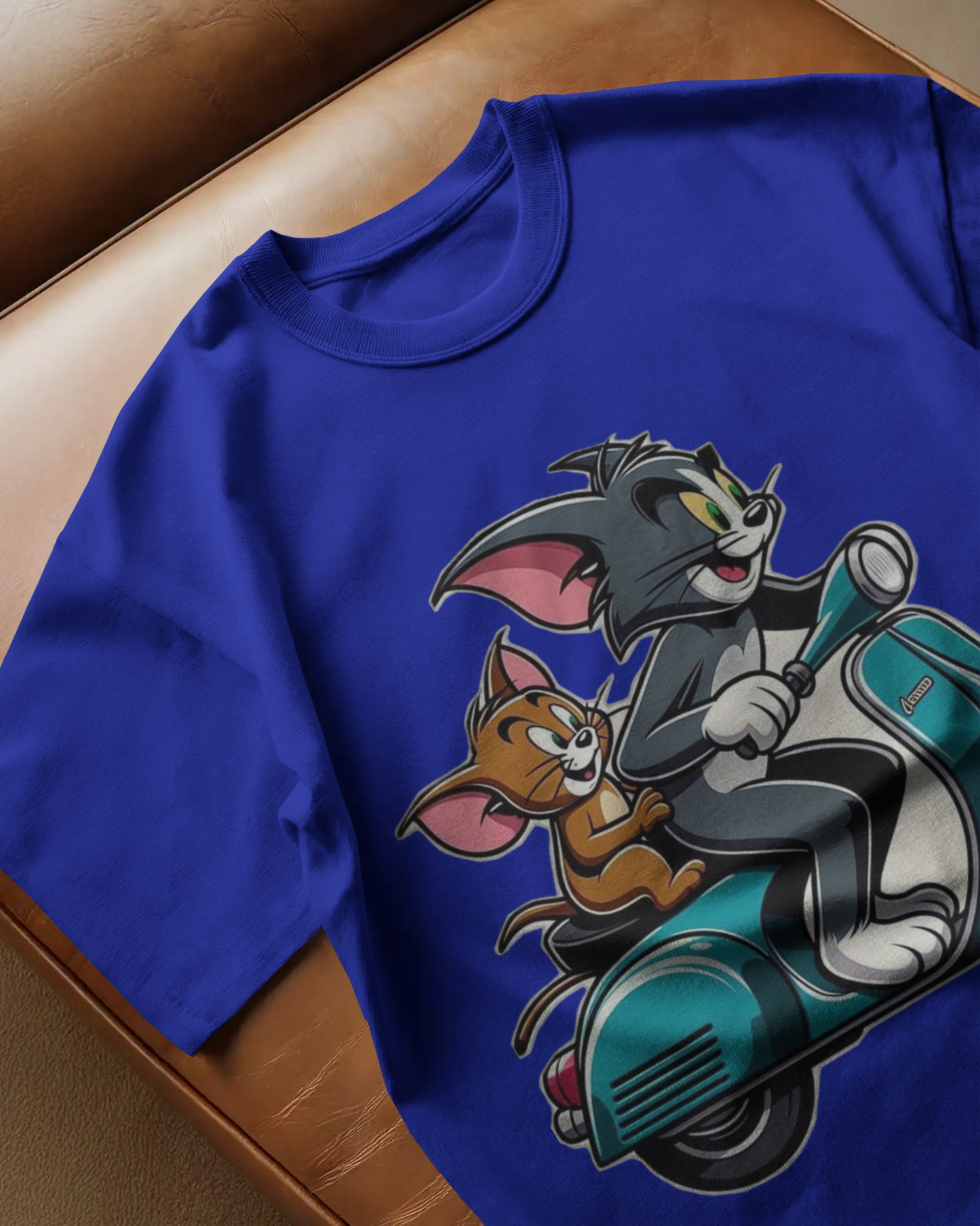 Tom & Jerry Cartoon Oversized T-Shirt | Cartoon Oversized T-Shirt | Red Panda T-Shirt