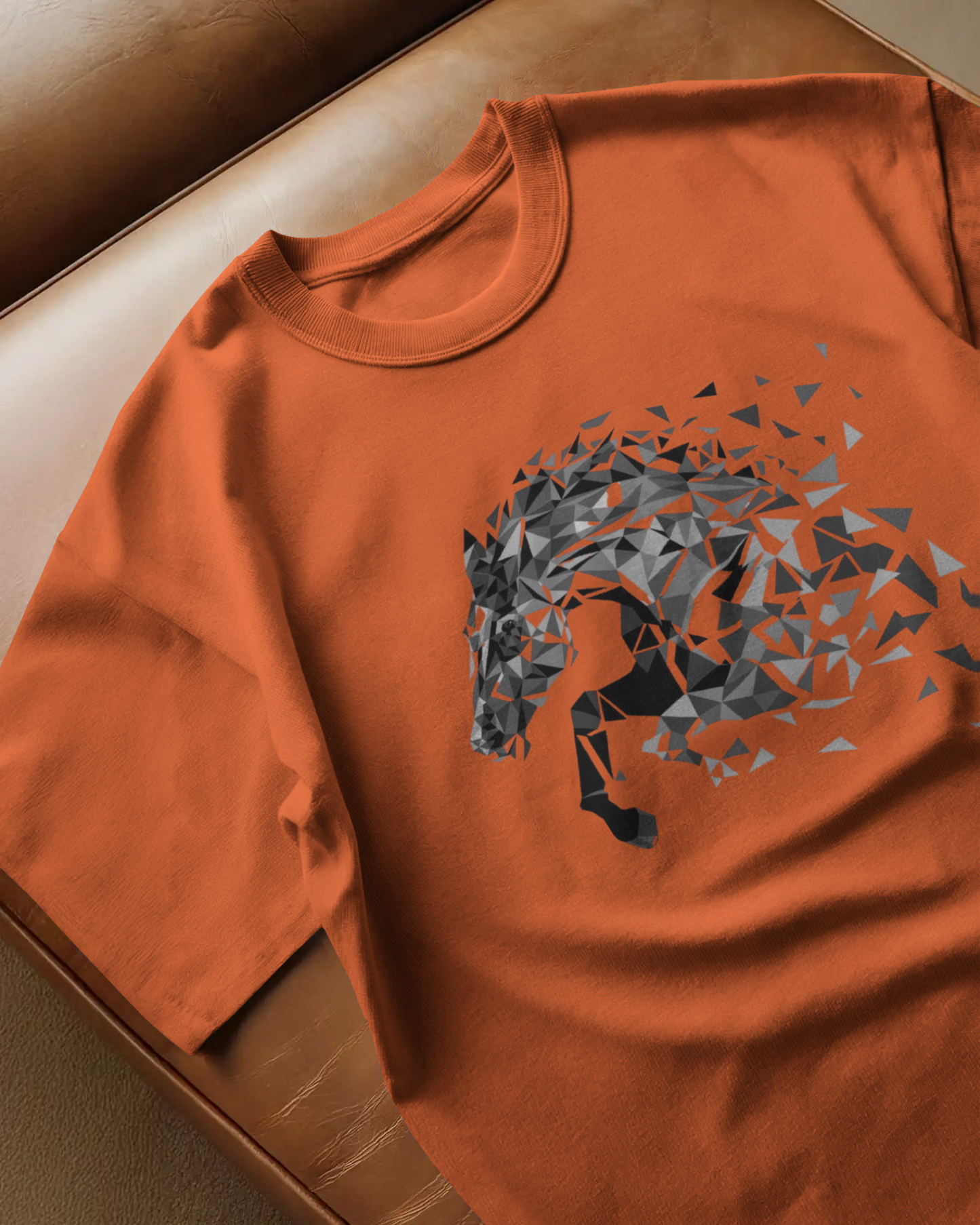 Horse Regular T-Shirt | Abstract Regular T-Shirt | Red Panda T-Shirt