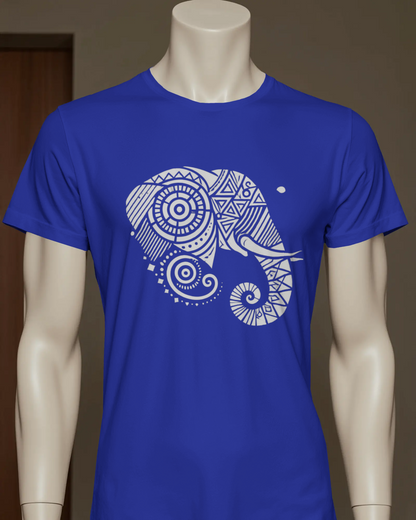 Elephant Regular T-Shirt | Abstract Regular T-Shirt | Red Panda T-Shirt