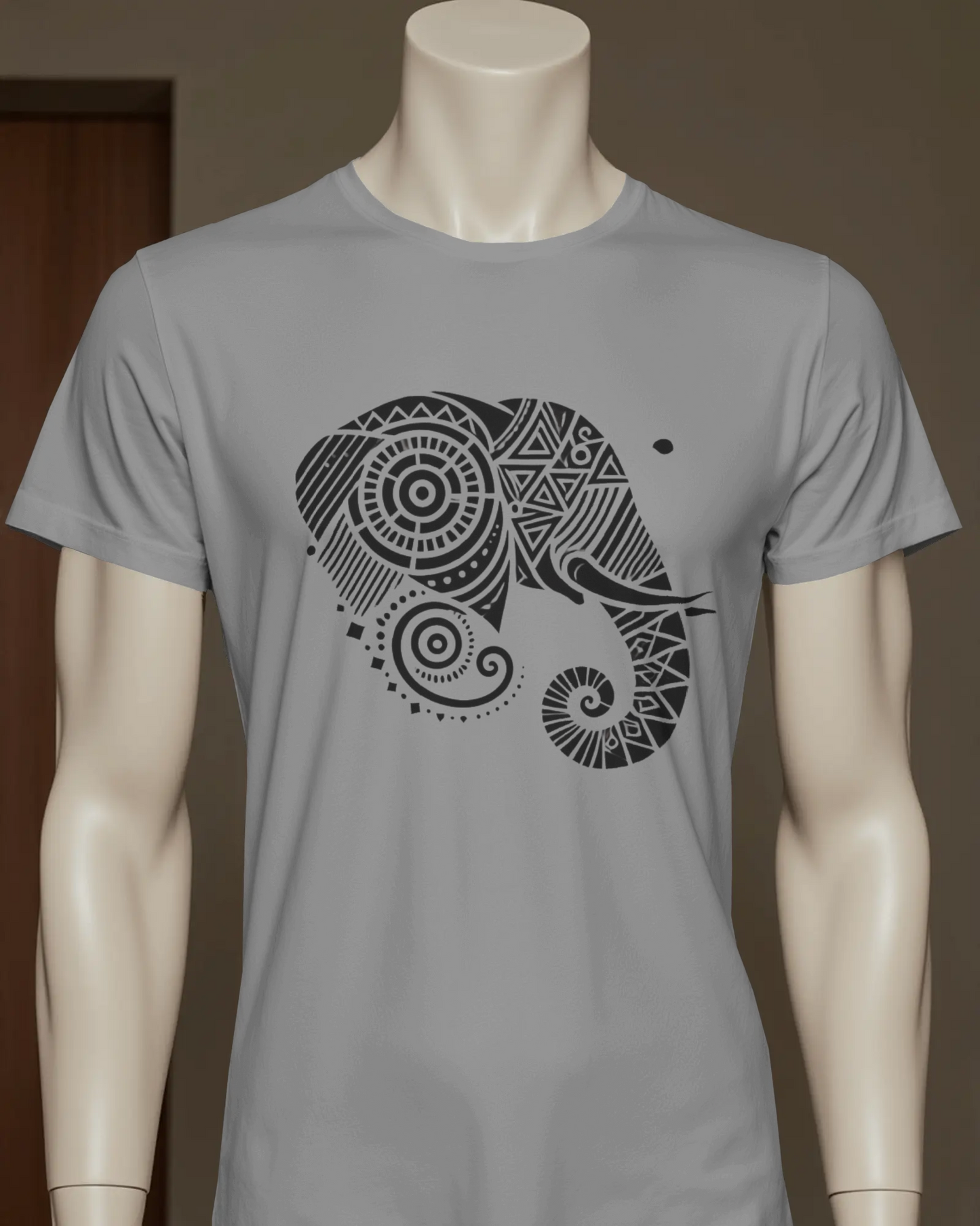 Elephant Regular T-Shirt | Abstract Regular T-Shirt | Red Panda T-Shirt