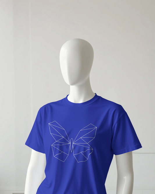 Butterfly Regular T-Shirt | Abstract Regular T-Shirt | Red Panda T-Shirt