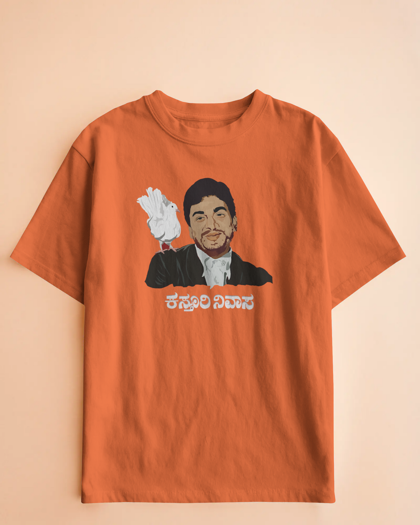 Dr. Rajkumar Oversize TShirt | Kannada Drop Shoulder TShirt | Red Panda TShirt