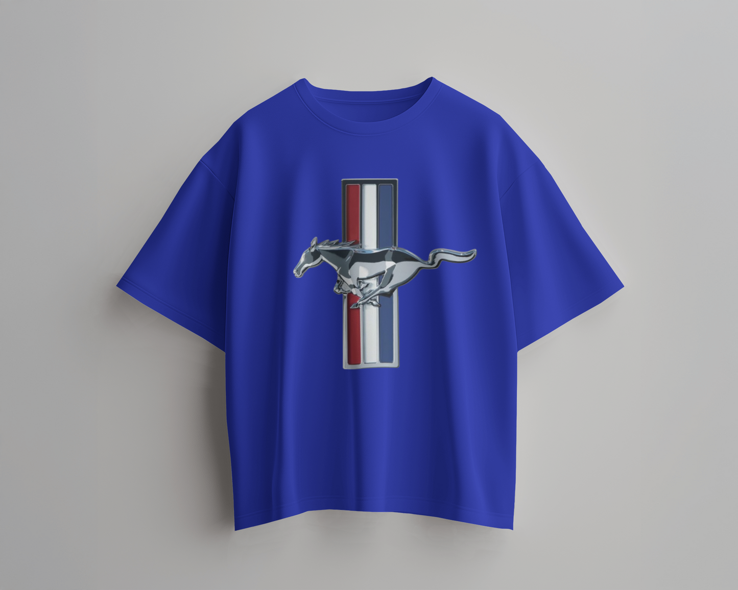 Mustang Oversized T-Shirt | cars oversized T-Shirt | Red Panda T-Shirt