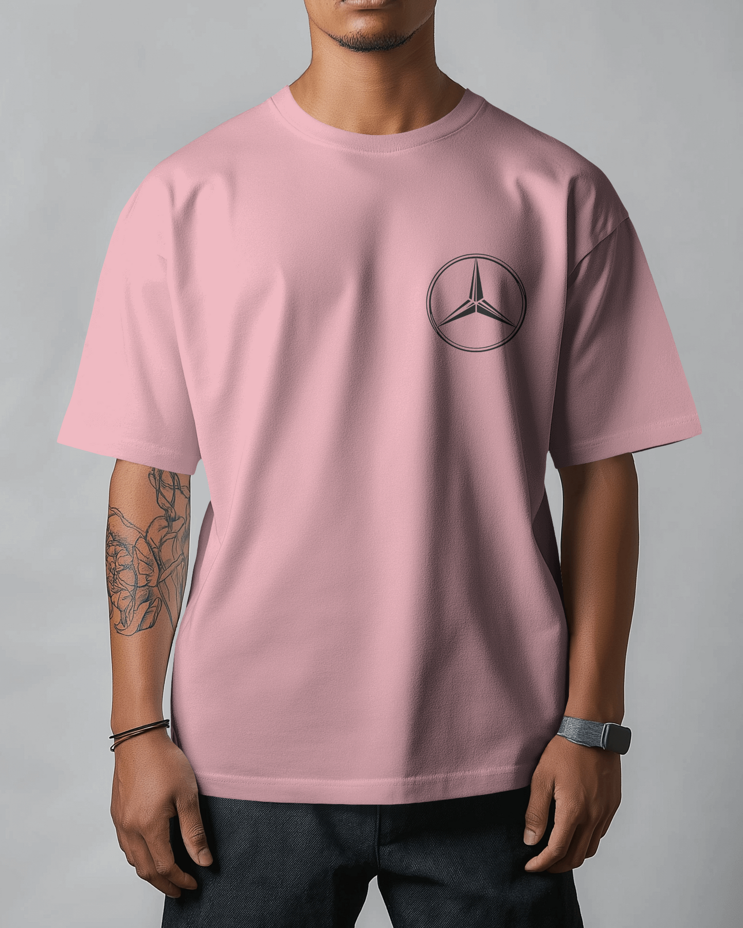 Benz Oversized T-Shirt | cars oversized T-Shirt | Red Panda T-Shirt