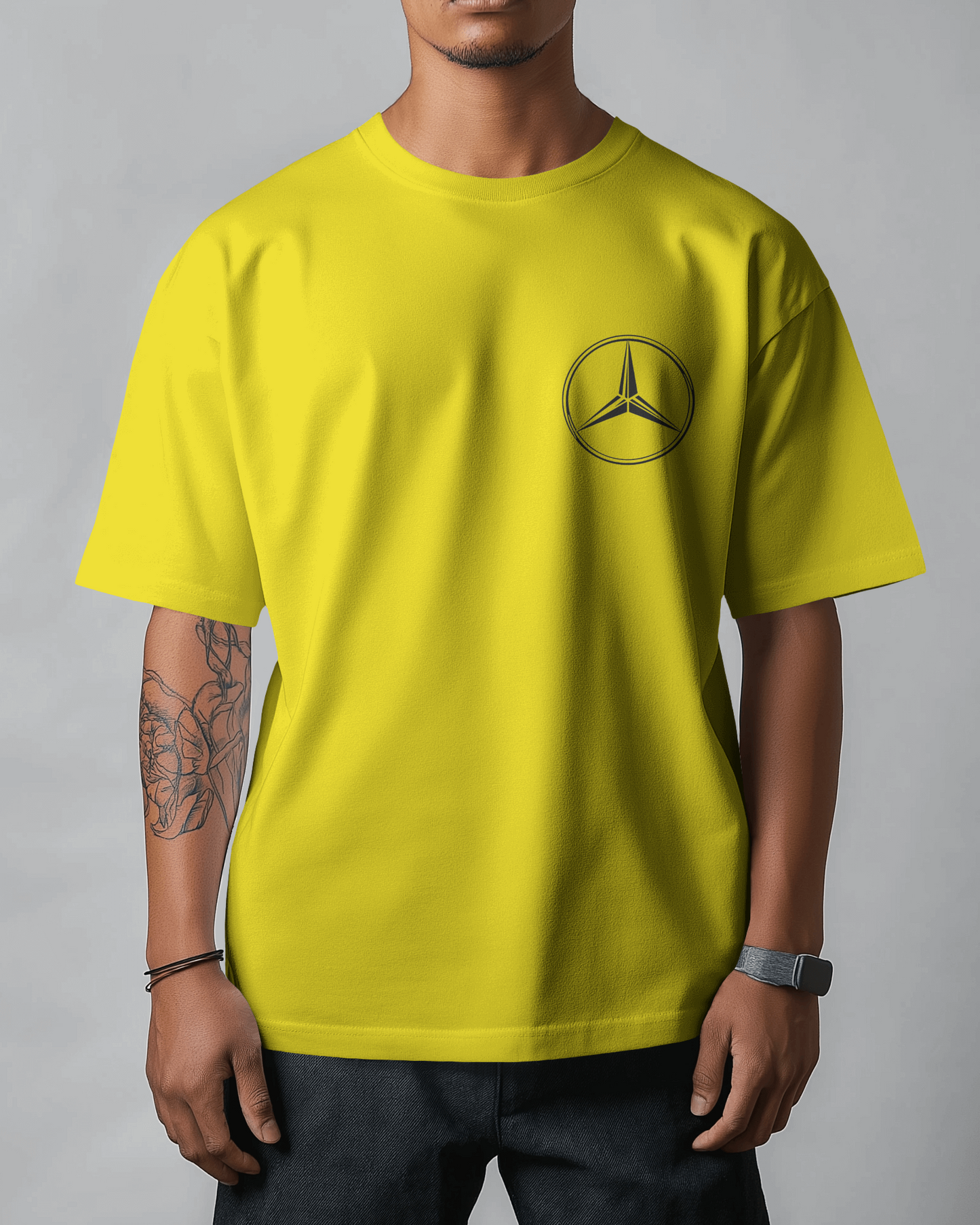 Benz Oversized T-Shirt | cars oversized T-Shirt | Red Panda T-Shirt