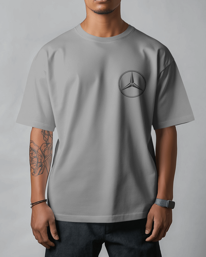 Benz Oversized T-Shirt | cars oversized T-Shirt | Red Panda T-Shirt