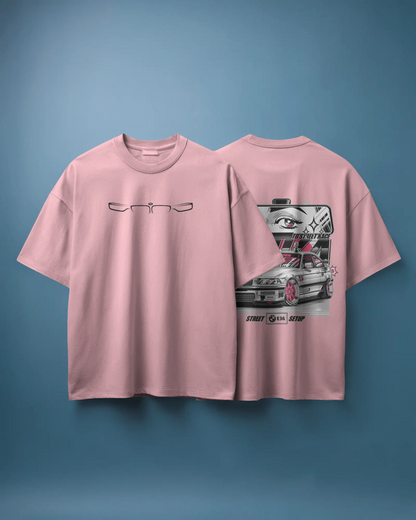BMW Oversized T-Shirt | cars oversized T-Shirt | Red Panda T-Shirt