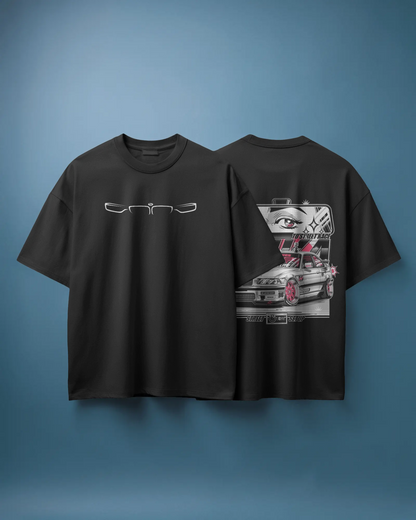 BMW Oversized T-Shirt | cars oversized T-Shirt | Red Panda T-Shirt